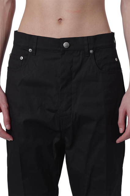 RICK OWENS Temple Bolan Bootcut Trousers Black - 5