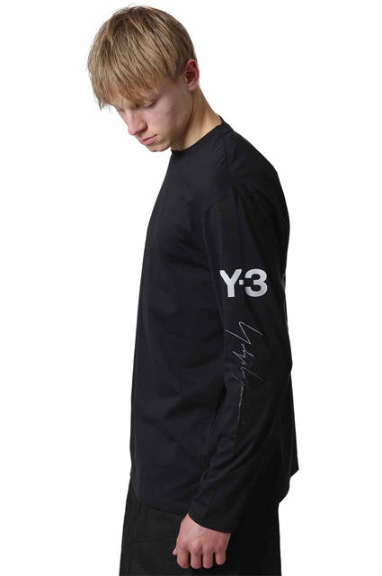 T-shirt Manga Comprida Y-3 x Mercedes AMG Petronas Formula 1 Team Chaos Logo Preto - 5