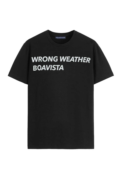 WRONG WEATHER Capsule Collection Boavista T-shirt Black - 1