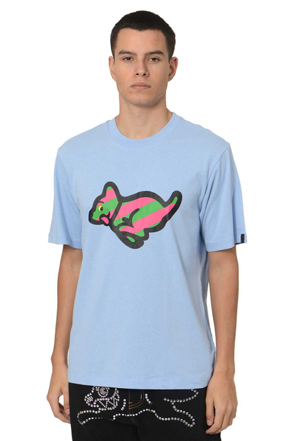 ICECREAM Running Puppy T-shirt Light Blue - 1