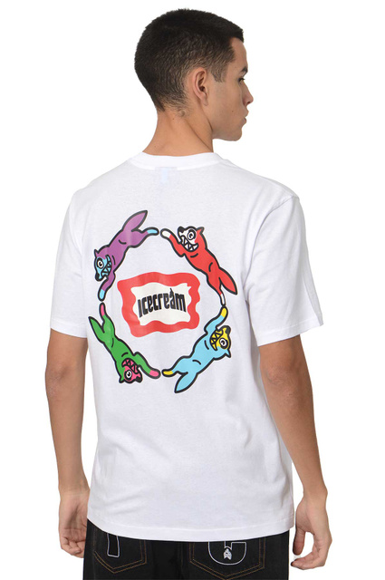 ICECREAM Roundabout T-shirt White - 3