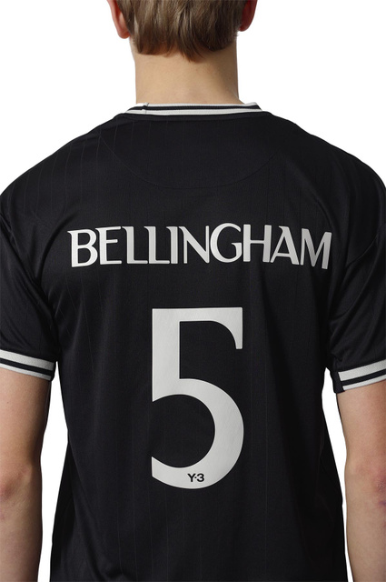Y-3 Elite 5 Short Sleeve Football T-shirt Black  - 4
