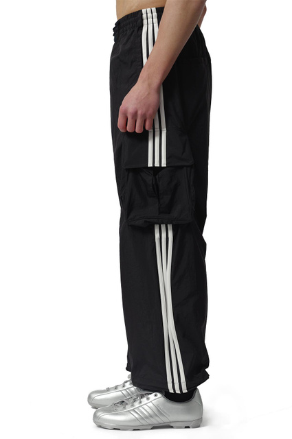 Y-3 Nylon Wired 3 Stripes Cargo Trousers Black  - 4