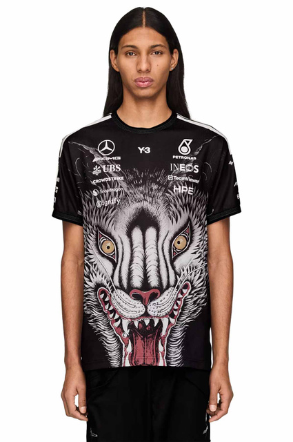 Y-3 x Mercedes AMG Petronas Team F1 "Driver" Graphic Unisex T-Shirt - 3