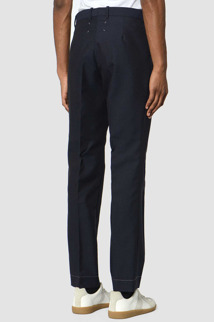 MAISON MARGIELA Tailored Trousers Navy Blue - 2