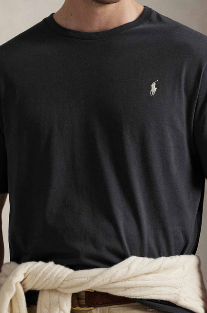 POLO RALPH LAUREN Classic Fit Heavyweight Jersey T-Shirt Black - 2