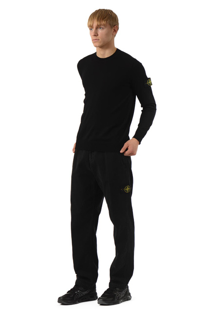 STONE ISLAND 5100071 Camisola de lã pura Preto - 2