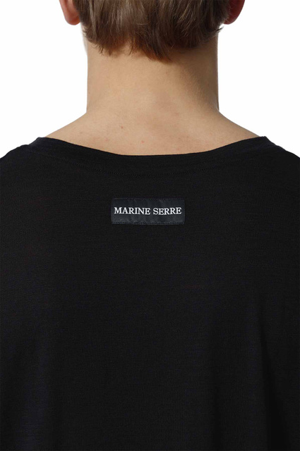 MARINE SERRE Merino Jersey Three T-shirt Set Grey/Red/Black - 6