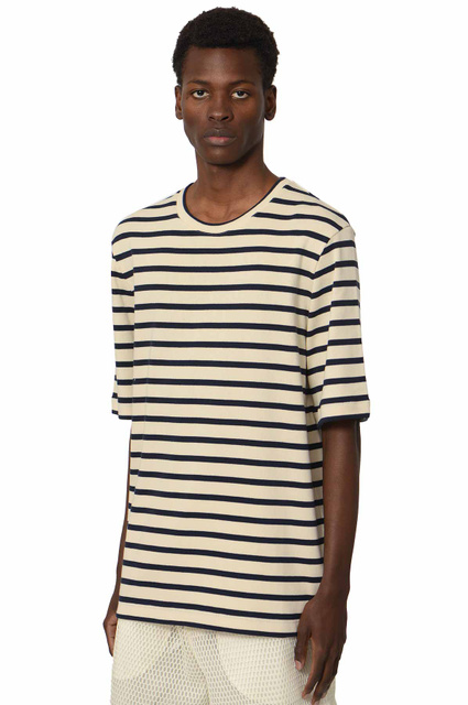 JIL SANDER+ Striped T-shirt Black/Natural - 1
