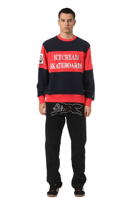 ICECREAM World Tour Sweatshirt Navy/Red - 2