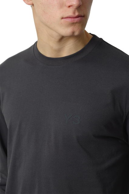 T-shirt de manga comprida Y-3 Dipped Faded Black  - 4