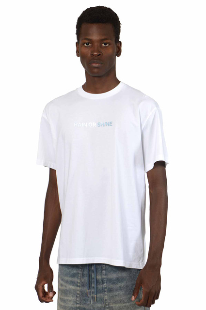 WRONG WEATHER Rain Or Shine T-shirt White/Blue - 3