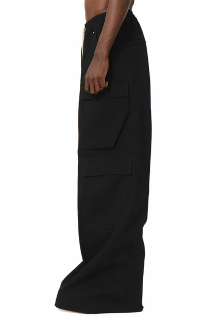 RICK OWENS Concordians Runway Cargobelas Trousers Black - 3