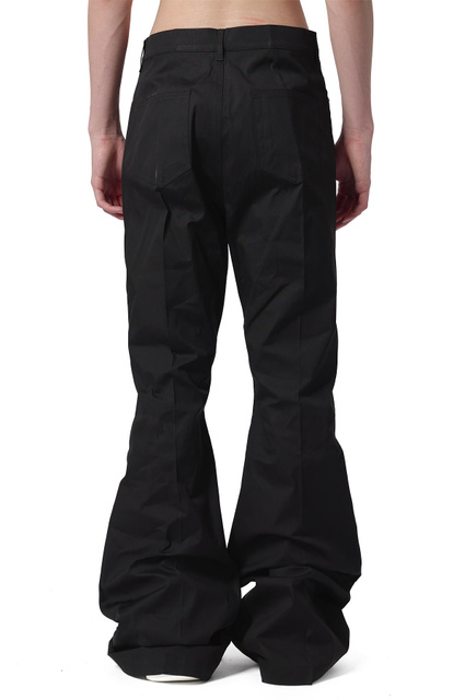 RICK OWENS Temple Bolan Bootcut Trousers Black - 4