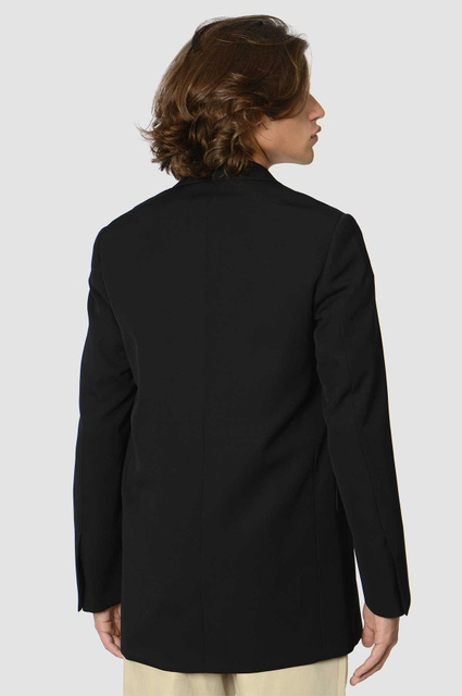 JIL SANDER Single Breasted Blazer Jacket Black - 2