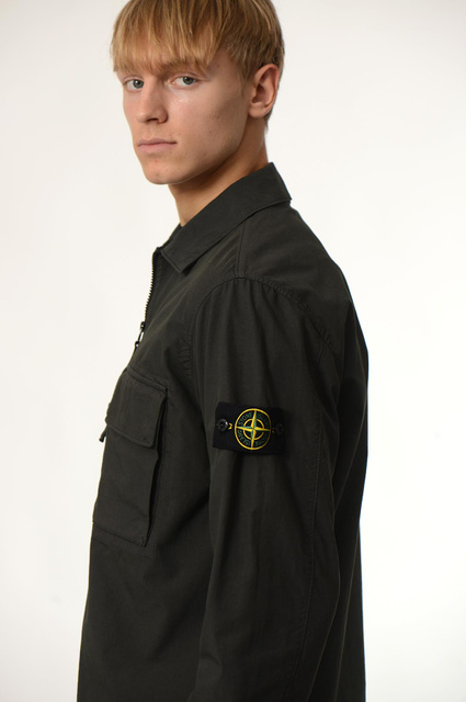 STONE ISLAND 1200004 Overshirt Lead Grey - 5