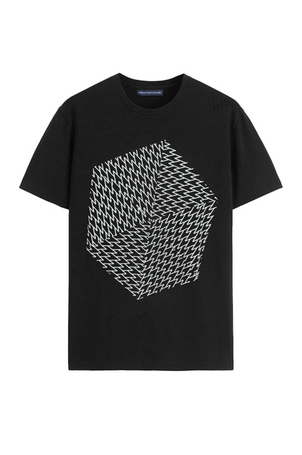 WRONG WEATHER Capsule Collection WW Cube T-shirt Black - 1