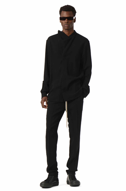 RICK OWENS Concordians Island Shirt Black - 2