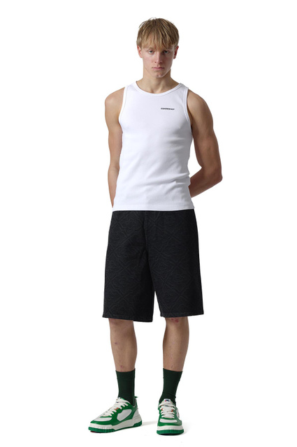 CASABLANCA Ribbed Tank Top White - 2