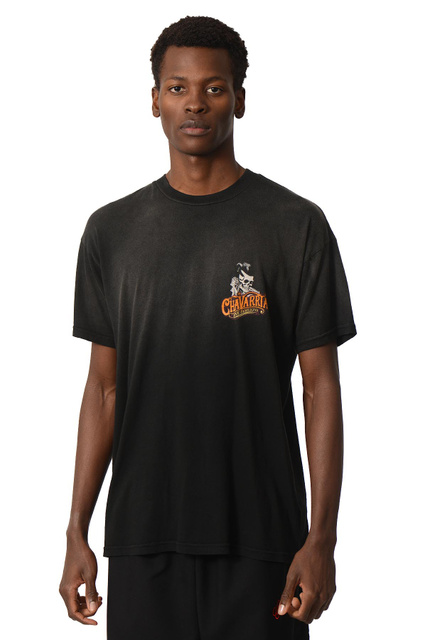 WILLY CHAVARRIA Chavarria Pomade Easy T-shirt Washed Black - 3