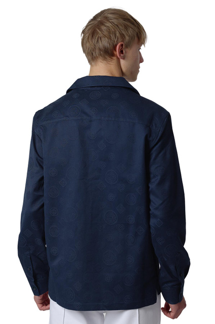 CASABLANCA Monogram Shirt Navy - 3