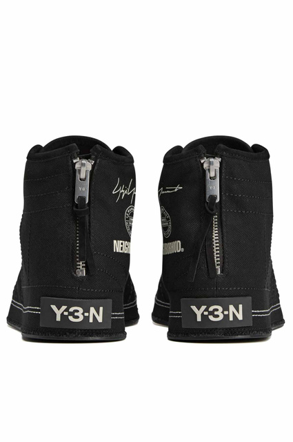 Y-3-N Nizza Hi Sneakers Black - 4