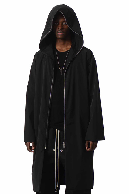 RICK OWENS Hollywood Hooded Gimp Coat - 1