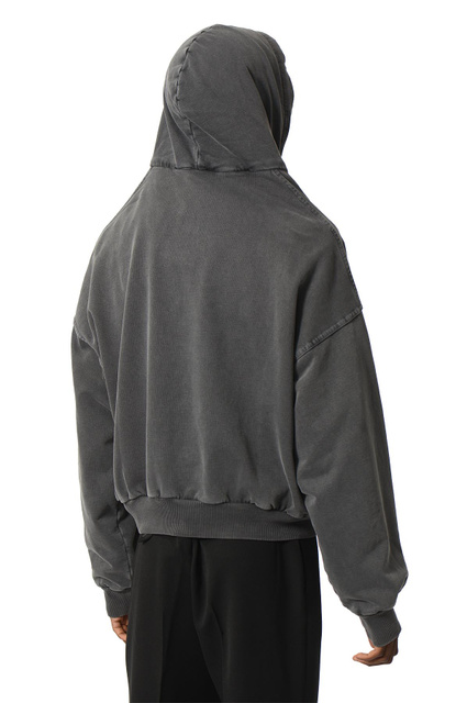 AVAVAV Shoulderless Hoodie Grey - 3