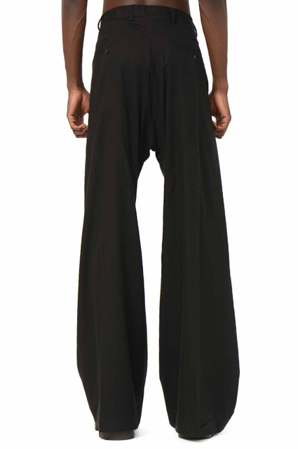 RICK OWENS Concordians Tailored Wide Belas Trousers - 4
