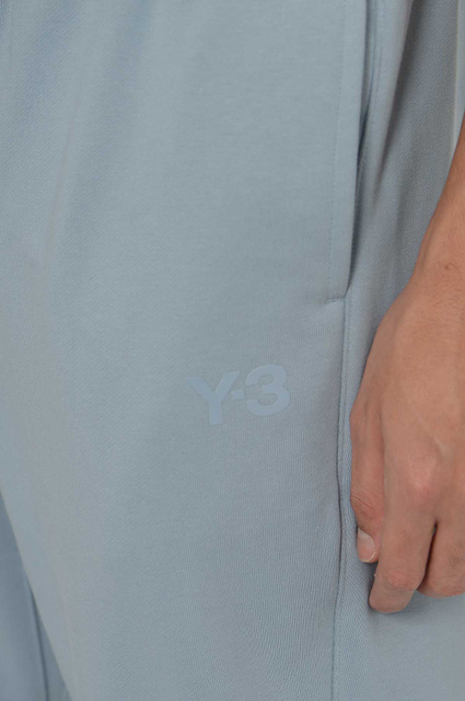 Y-3 Brushed Terry Cuffed Trousers Sky Blue  - 5