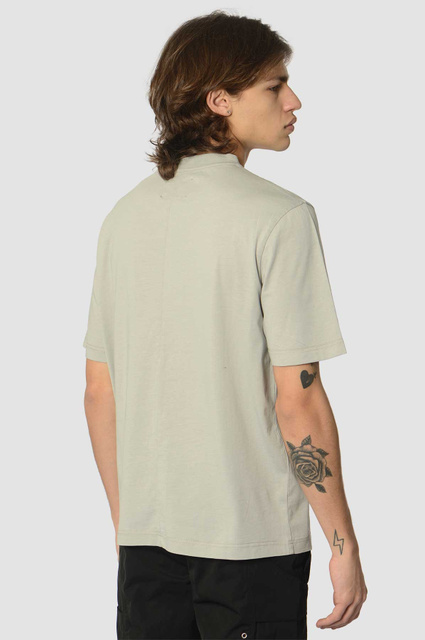 HELIOT EMIL HE Logo T-shirt Light Grey - 2