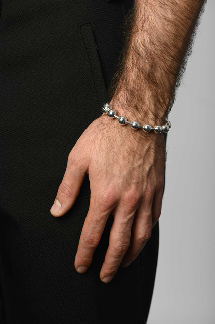 HATTON LABS Silver Balls XL Chain Bracelet - 2