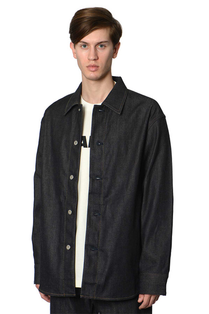 JIL SANDER Workwear Japanese Denim Shirt - 1