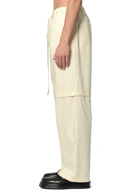 JIL SANDER Zip Short/Trousers Natural  - 3