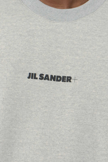 JIL SANDER+ Logo Sweatshirt Powder Grey - 4