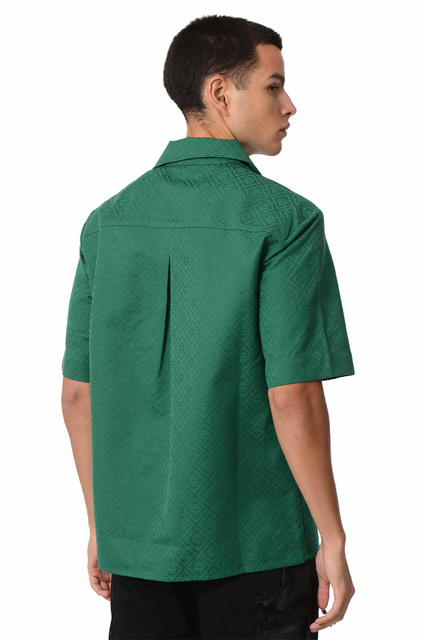 CASABLANCA Monogram Jacquard Shirt Green - 3