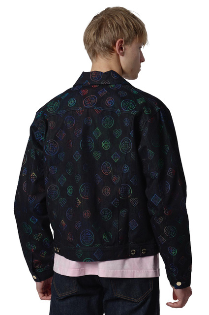 CASABLANCA Heatmap Denim Jacket Black/Multicolor - 3