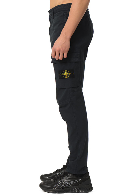 STONE ISLAND 3100032 SUPIMA® COTTON Trousers Navy Blue - 3