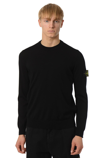 STONE ISLAND 5100071 Camisola de lã pura Preto - 1