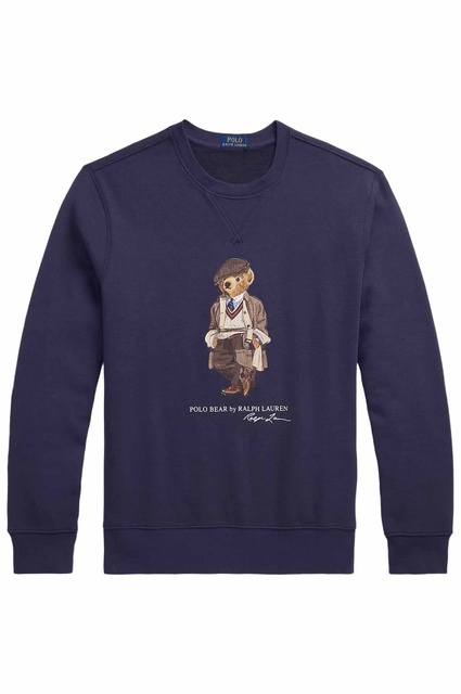 POLO RALPH LAUREN Polo Bear Fleece Crewneck Navy - 1