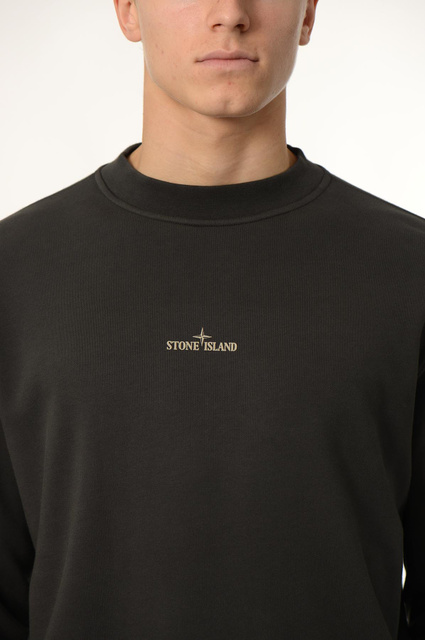 STONE ISLAND 6100018 ‘Industrial Four’ Sweatshirt Lead Grey - 5
