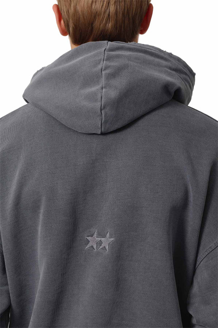 TWOJEYS Pigment Dyed Blue Icon Hoodie - 5