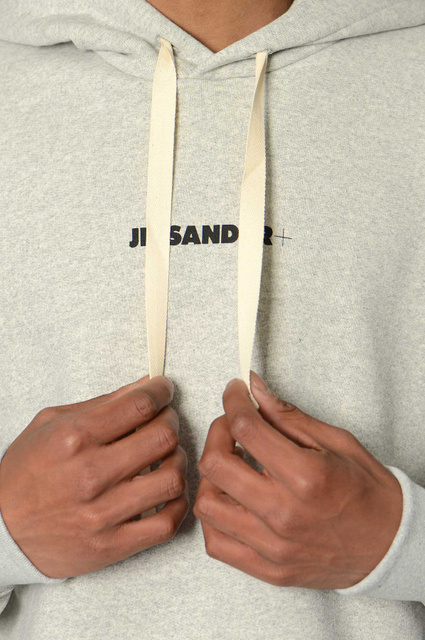 JIL SANDER+ Logo Hoodie Grey - 4