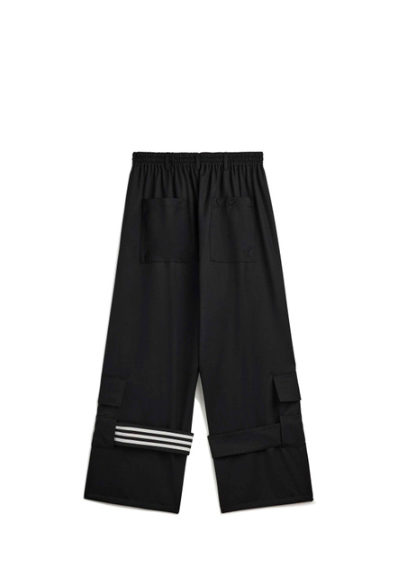 Y-3 Refined Wool Cargo Trousers Black - 2