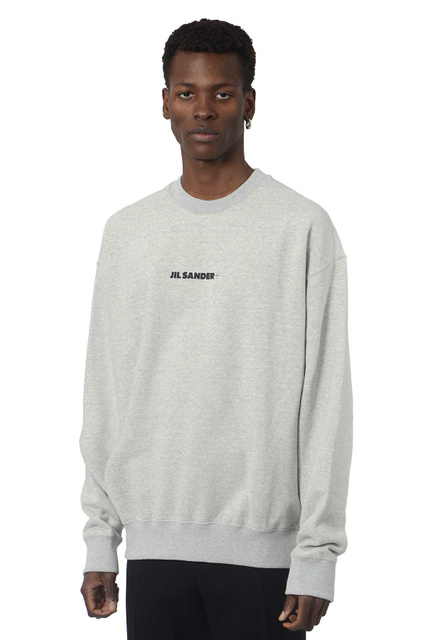 JIL SANDER+ Logo Sweatshirt Powder Grey - 1
