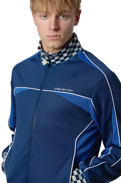 CASABLANCA Cyber Tricot Track Jacket Blue - 4