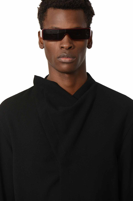RICK OWENS Concordians Island Shirt Black - 4