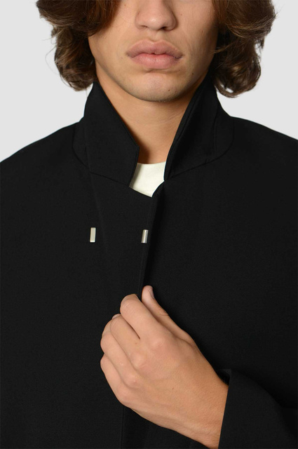 JIL SANDER Single Breasted Blazer Jacket Black - 3