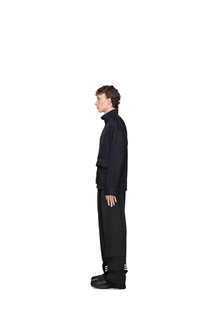 Y-3 Refined Wool Cargo Trousers Black - 5