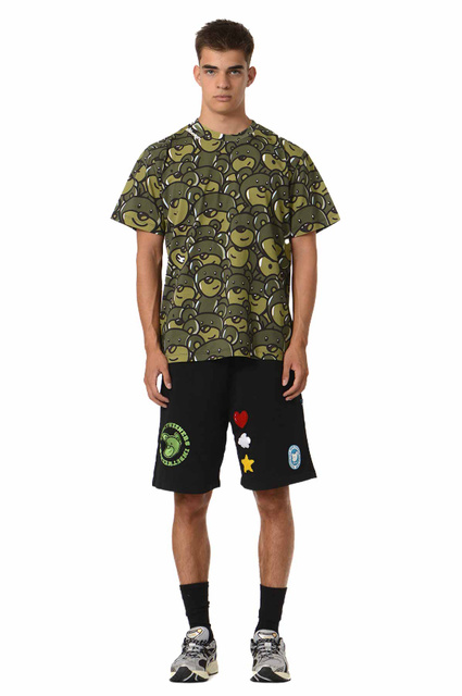 T-shirt INBETWEENERS Camou Bear OG Verde - 2